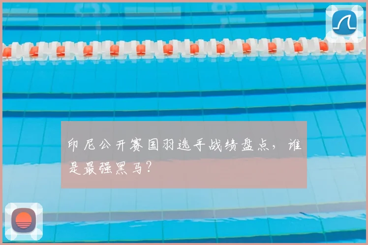 印尼公开赛国羽选手战绩盘点，谁是最强黑马？